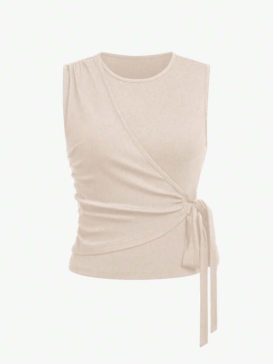 Ensemble décontracté – Débardeur Boutonné & Pantalon
