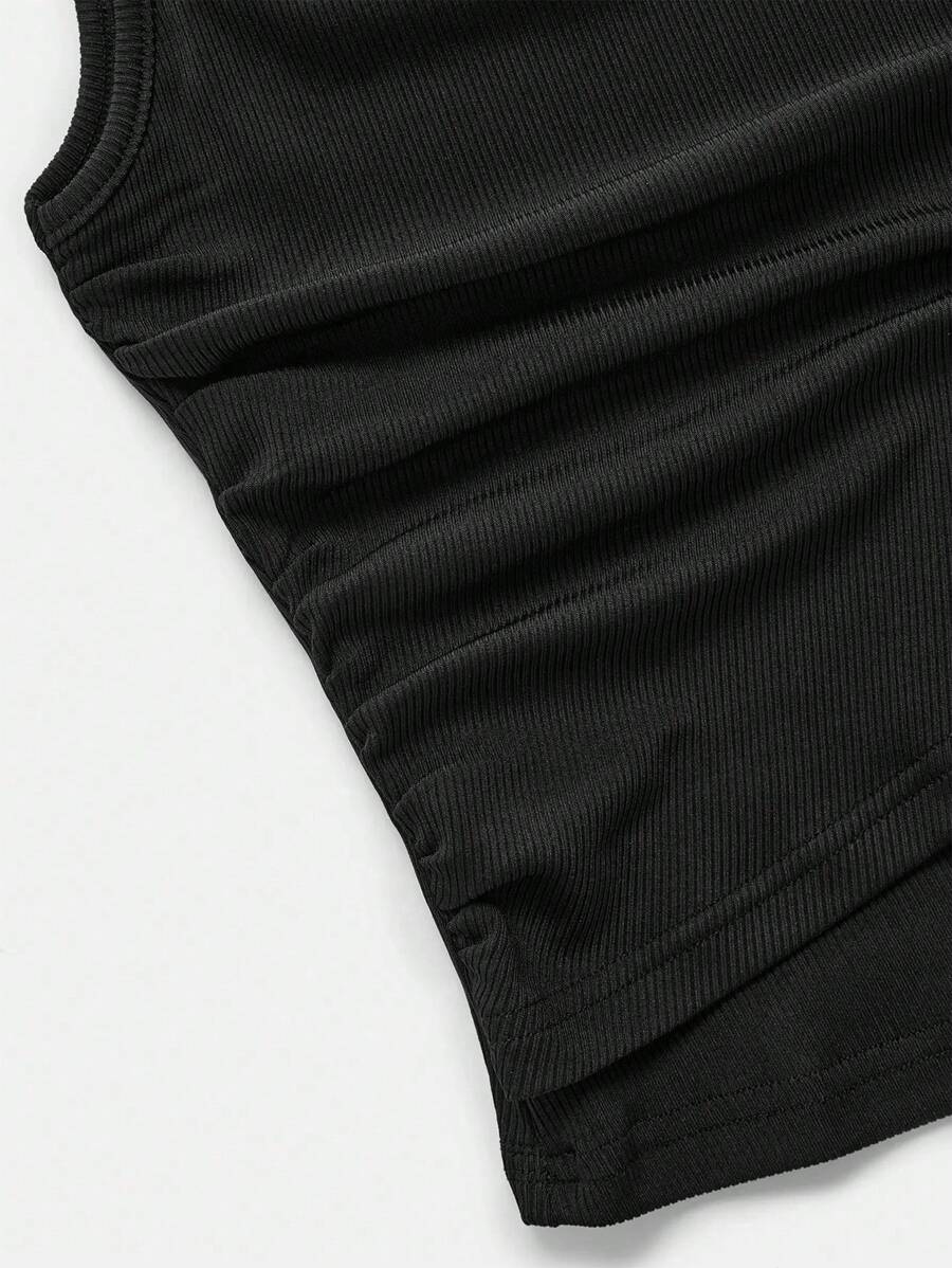Ensemble décontracté – Débardeur Boutonné & Pantalon