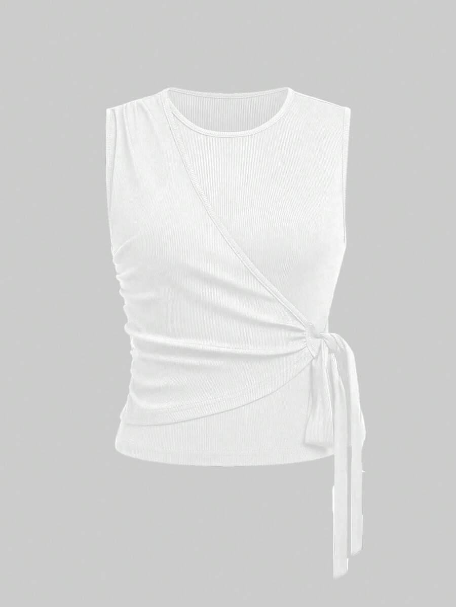 Ensemble décontracté – Débardeur Boutonné & Pantalon