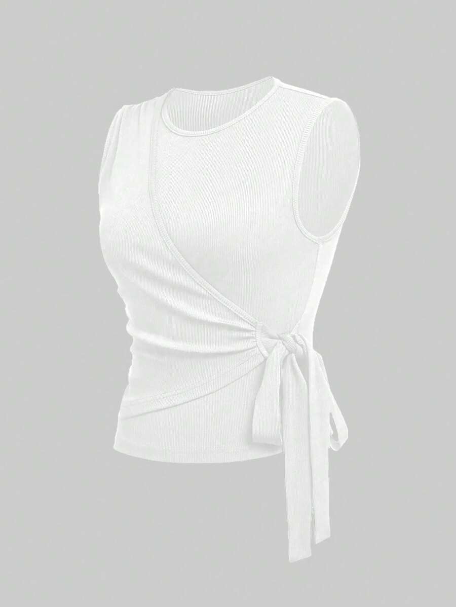 Ensemble décontracté – Débardeur Boutonné & Pantalon