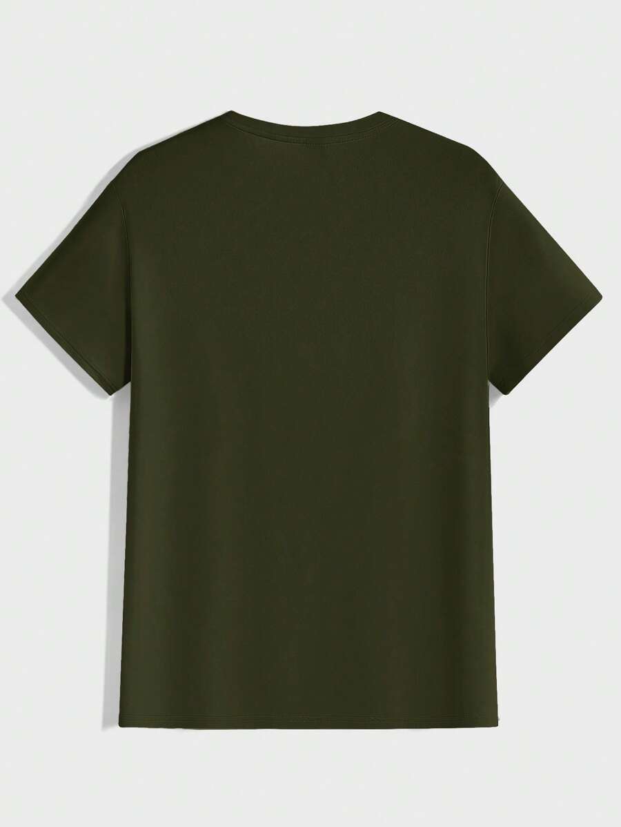 T-shirt Tricoté Homme à Manches Courtes décontractées