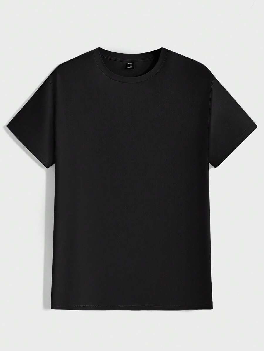 T-shirt Tricoté Homme à Manches Courtes décontractées