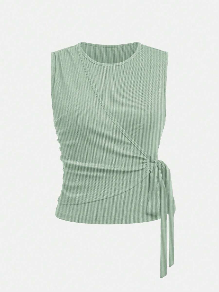 Ensemble décontracté – Débardeur Boutonné & Pantalon