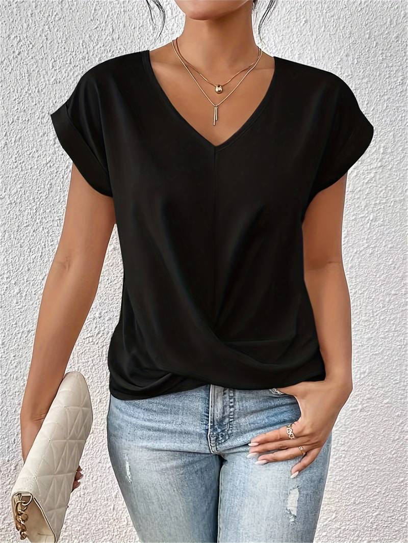 T-shirt Femme Basique – Manches Courtes