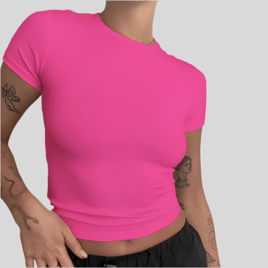 T-shirt Slim Femme Y2K