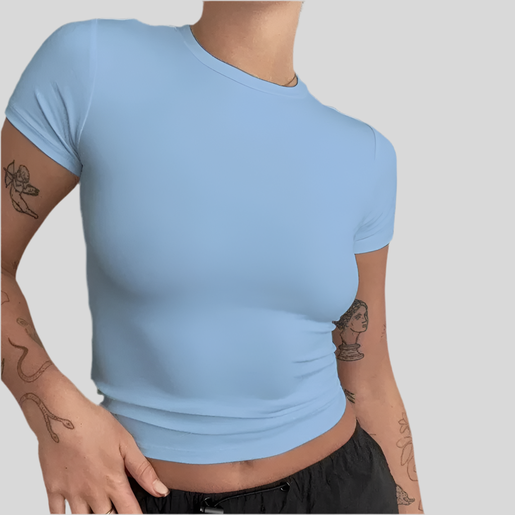 T-shirt Slim Femme Y2K