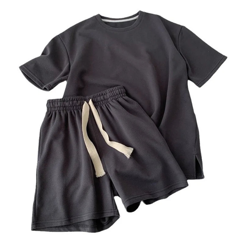 Ensemble Été Femme – T-shirt Col Rond & Short