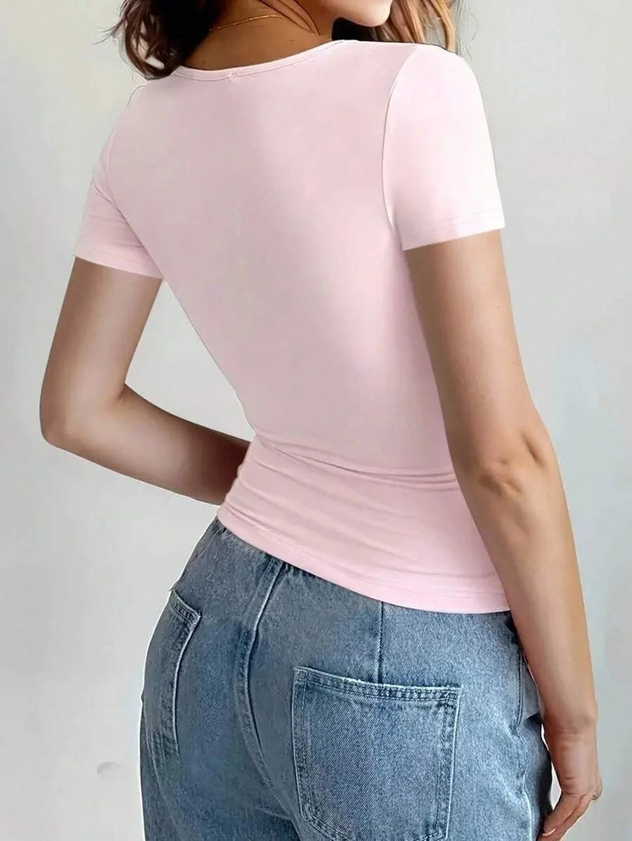 T-shirt Basique Femme Été