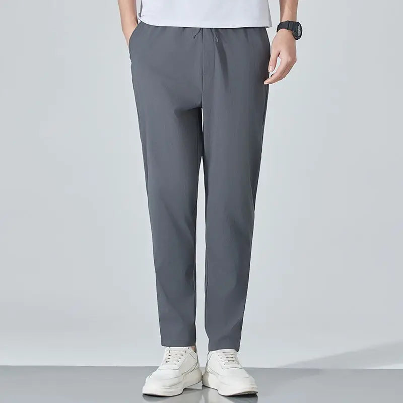 Pantalon d’Été Homme en Soie Fine – Séchage Rapide & Ultra Respirant