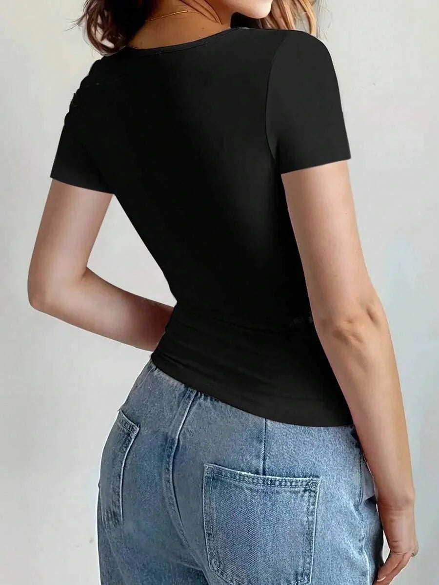 T-shirt Basique Femme Été