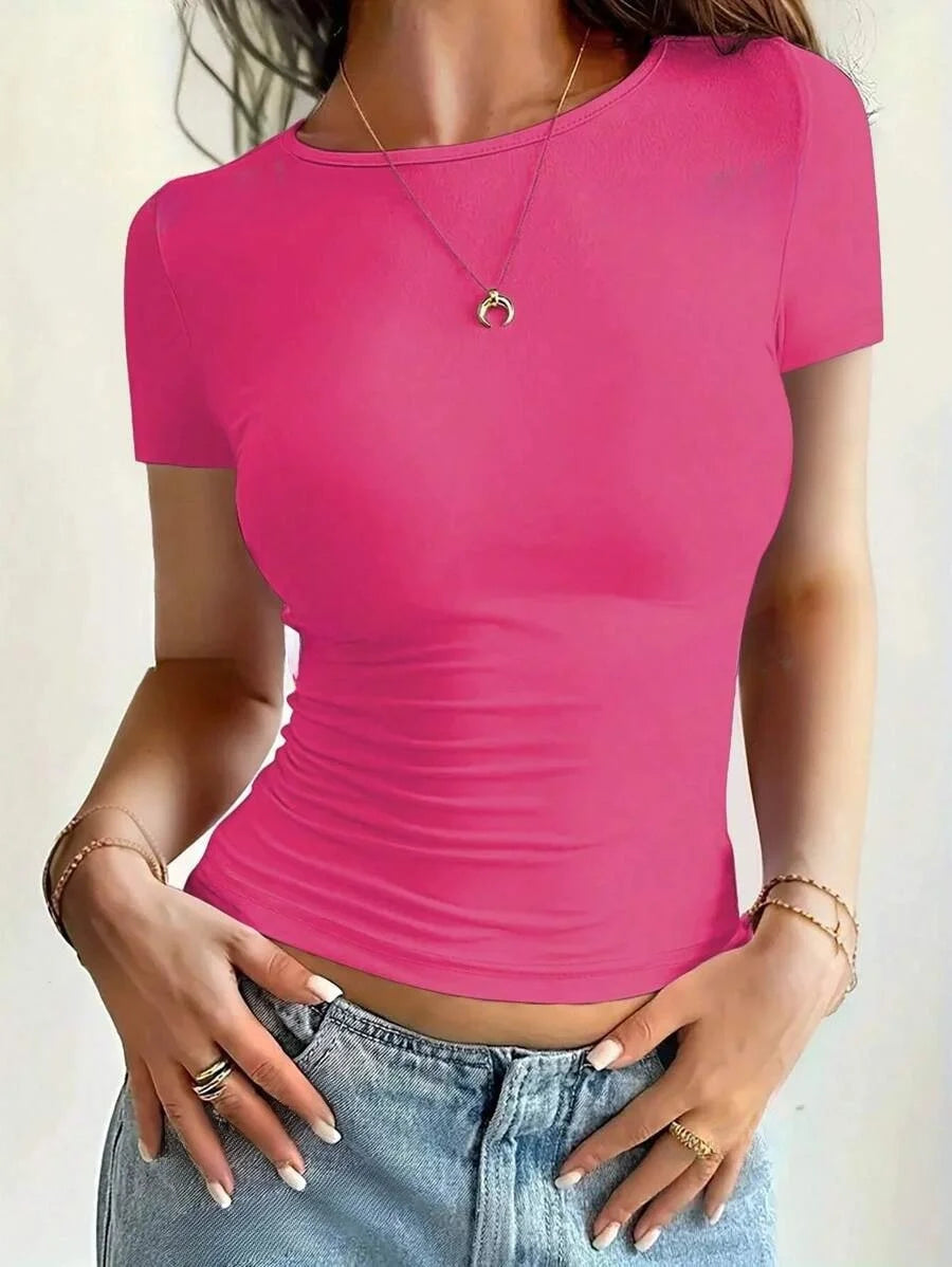 T-shirt Basique Femme Été