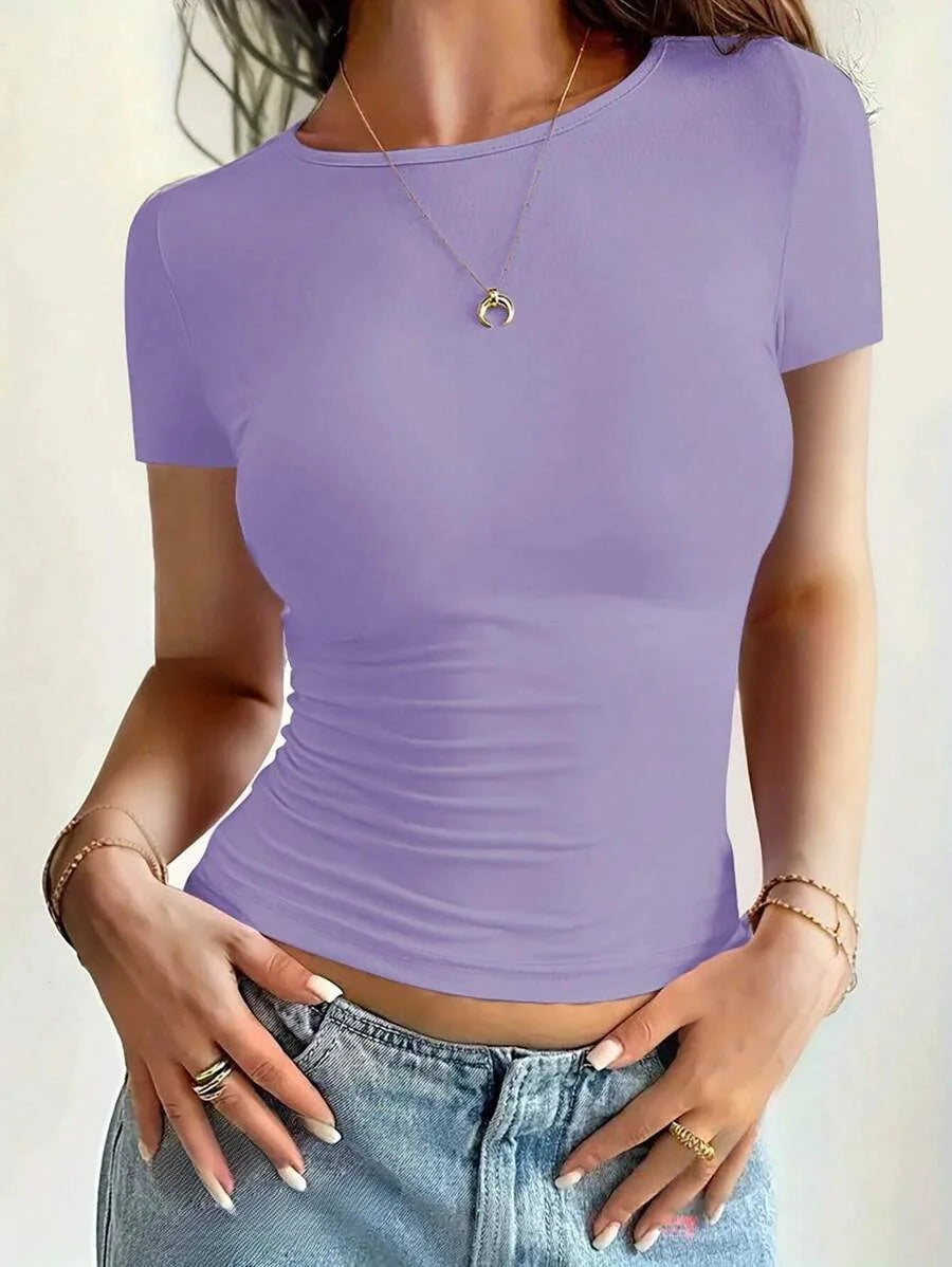 T-shirt Basique Femme Été