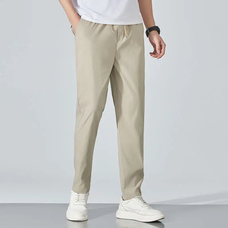 Pantalon d’Été Homme en Soie Fine – Séchage Rapide & Ultra Respirant
