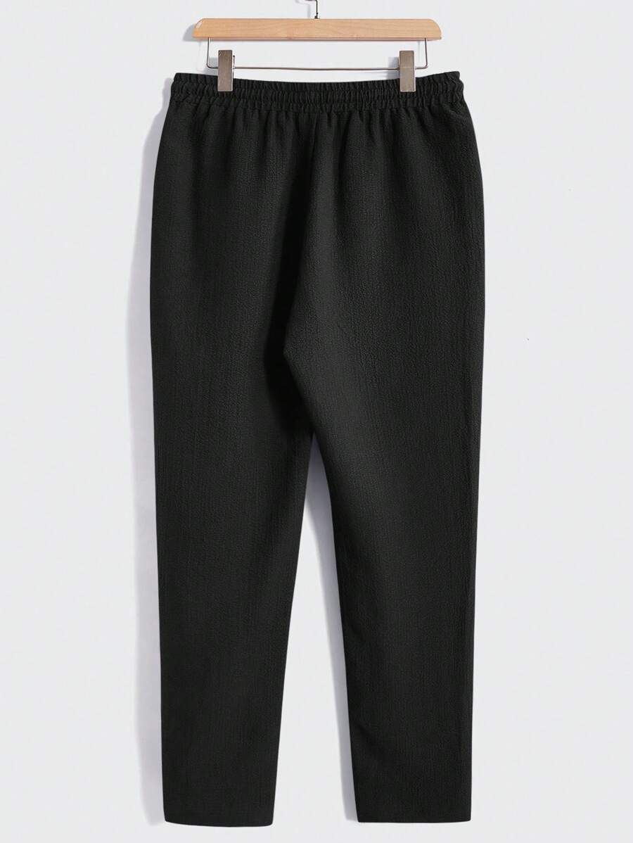 Set Décontracté Homme – T-shirt & Pantalon Uni