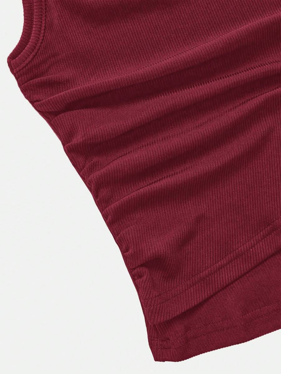 Ensemble décontracté – Débardeur Boutonné &amp; Pantalon