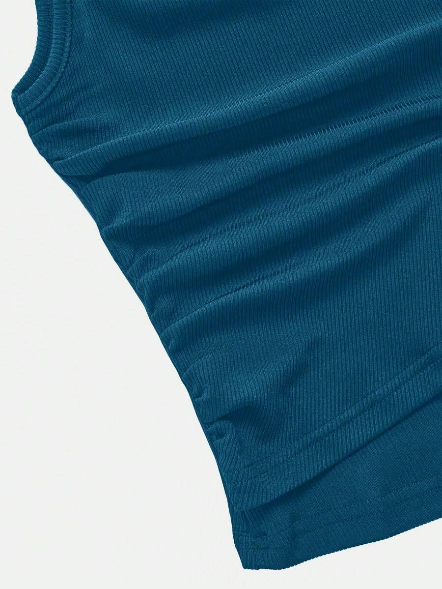 Ensemble décontracté – Débardeur Boutonné &amp; Pantalon