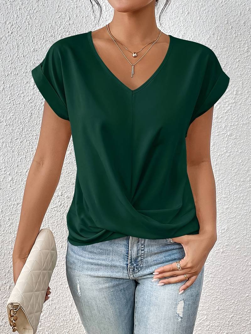 T-shirt Femme Basique – Manches Courtes
