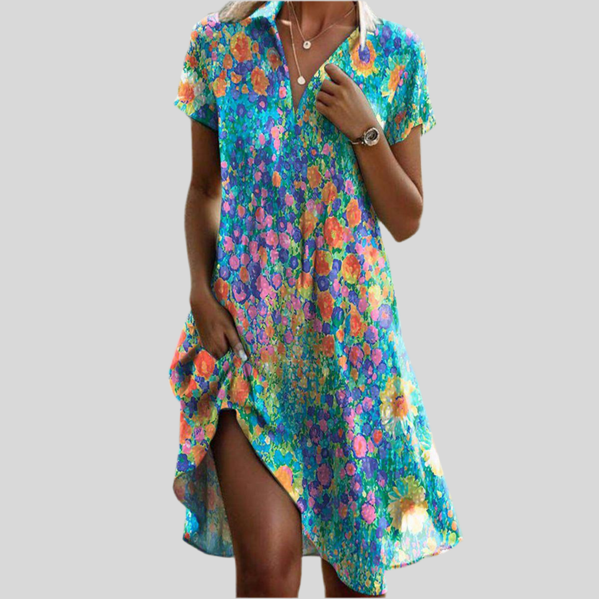 Robe Longue Boho Chic – Style Estival Fluide &amp; Coloré