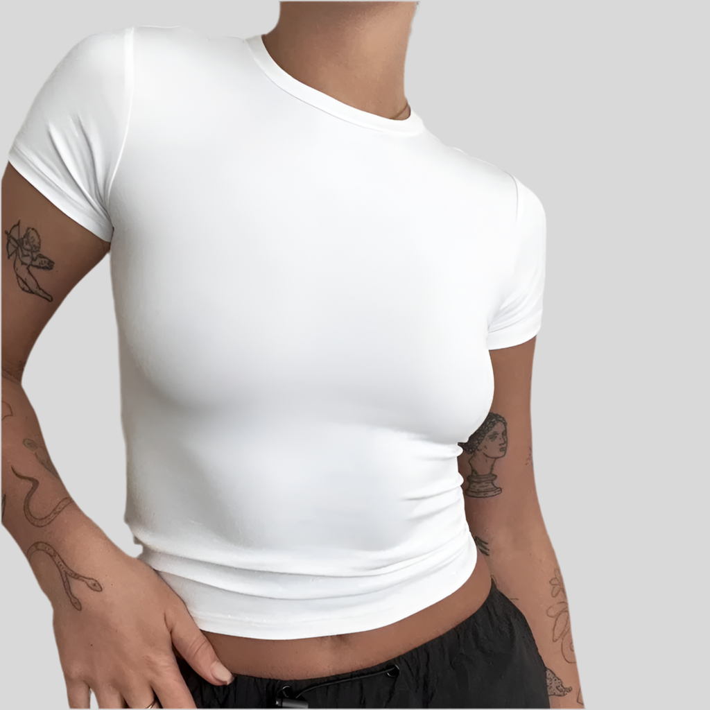 T-shirt Slim Femme Y2K