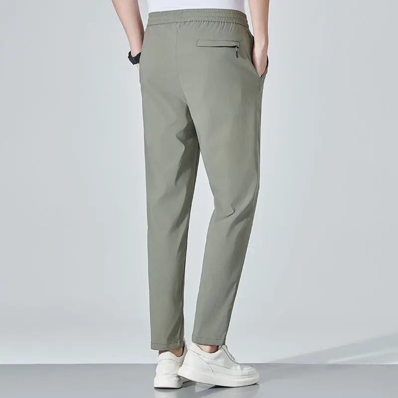 Pantalon d’Été Homme en Soie Fine – Séchage Rapide & Ultra Respirant