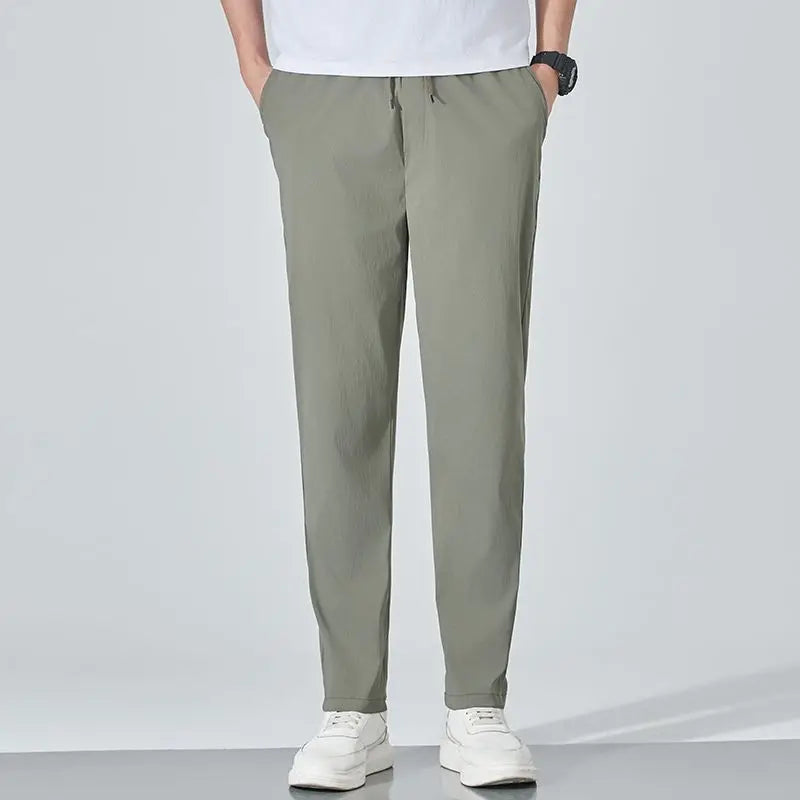 Pantalon d’Été Homme en Soie Fine – Séchage Rapide & Ultra Respirant
