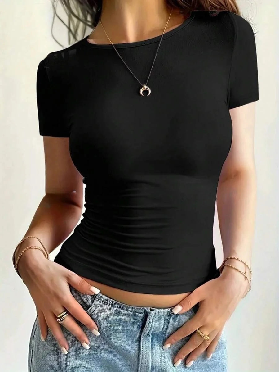 T-shirt Basique Femme Été